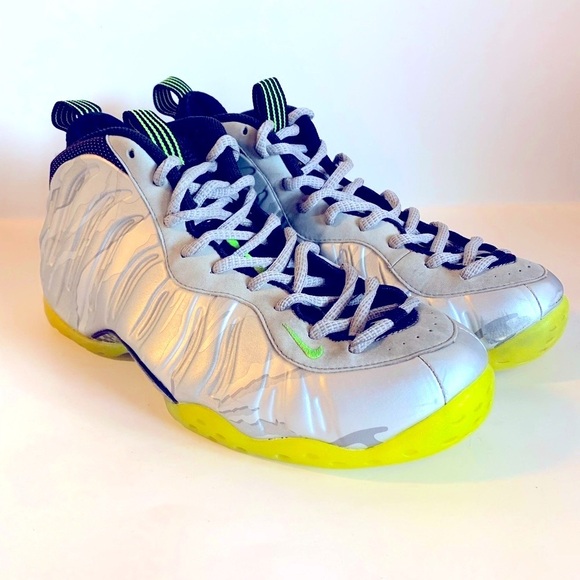 NIKE AIR FOAMPOSITE SILVER VOLT CAMO - Picture 5 of 8